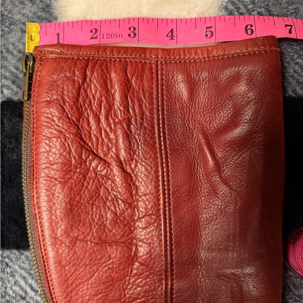 Frye Women's Riding Boots- Deep Red 6.5 - Picture 8 of 9